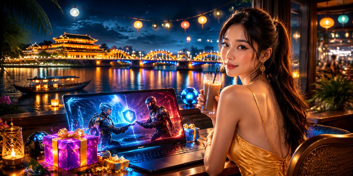Người chơi Huế theo dõi giải esports và đặt cược trực tuyến tại quán cà phê