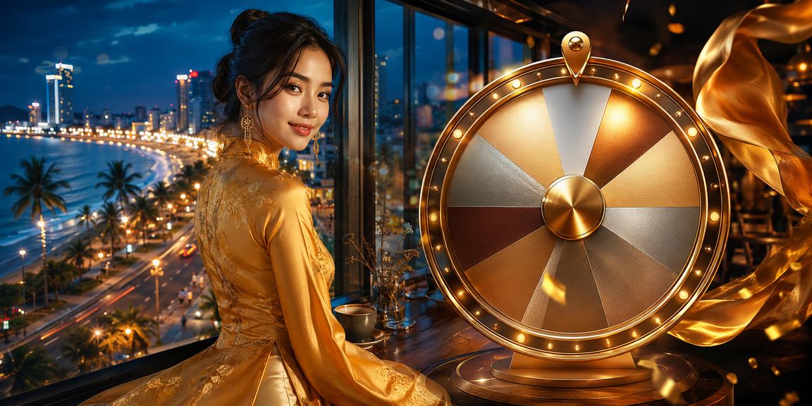 Người chơi roulette tại Vũng Tàu trong trang phục áo dài, thể hiện sự kết hợp giữa văn hóa và giải trí casino